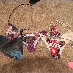 Ed Hardy swim lot size Small